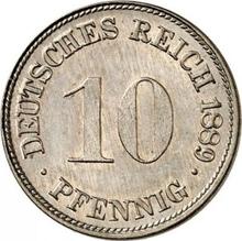 10 Pfennige 1889 D  