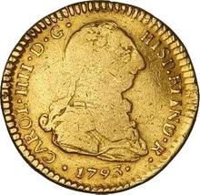 2 Escudos 1793 So DA 