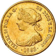 4 Escudos 1865   