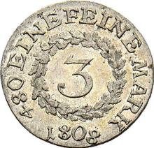 3 Kreuzer 1808   