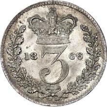 Threepence 1866   