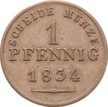 1 Pfennig 1834   
