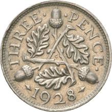 3 Pence 1928   