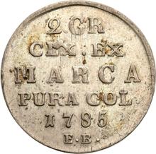 2 Groschen (1/2 Zloty) 1785  EB 