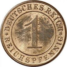 1 reichspfennig 1930 E  