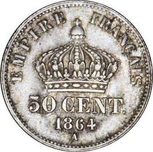 50 Centime 1864 A  