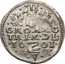 3 Groszy (Trojak) 1601 V   "Lithuania"
