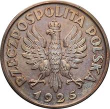 5 Zlotych 1925    "Rim of 81 dots" (Pattern)