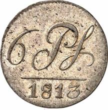 6 пфеннигов 1813   