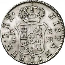 2 Reales 1826 S JB 