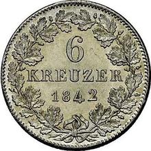 6 Kreuzer 1842   
