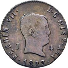 4 Maravedís 1827 J  