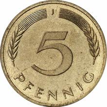 5 Pfennig 1981 J  