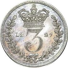 3 Pence 1827    "Maundy"