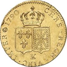 Double Louis d'Or 1790 K  