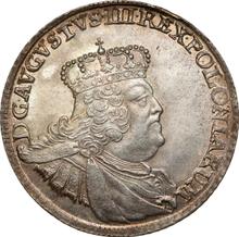 Ort (18 Groszy) 1756  EC  "Crown"