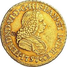2 Escudos 1757 NR SJ 