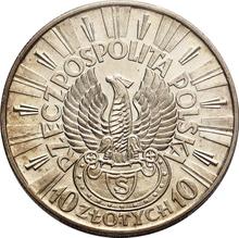 10 Zlotych 1934    "Jozef Pilsudski" (Pattern)