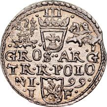 3 Gröscher 1599  IF  "Olkusz Münzstätte"