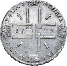 Rubel 1723    "Porträt in antiken Rüstungen"