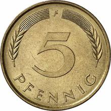 5 Pfennig 1977 F  