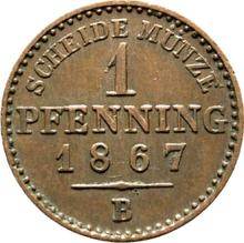 1 Pfennig 1867 B  