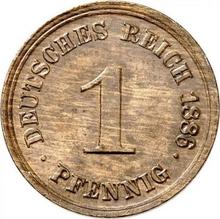 1 Pfennig 1886 D  