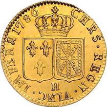 Louis d'Or 1786 H  