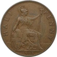 1/2 Penny 1908   