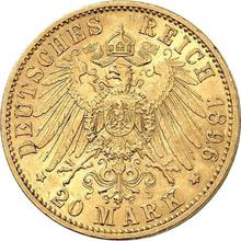 20 Mark 1896 A   "Anhalt"