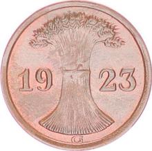 2 Rentenpfennig 1923 G  