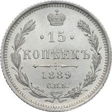 15 Kopeken 1889 СПБ АГ 