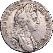 Shilling 1696 E   "First laureated bust"