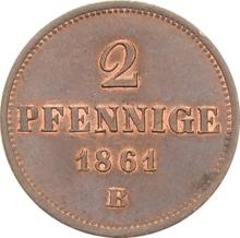 2 Pfennig 1861  B 
