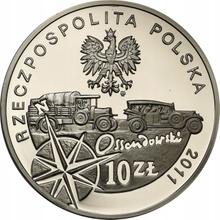 10 Zlotych 2011 MW  KK "Ferdynand Ossendowski"