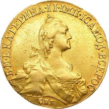 10 рублей 1771 СПБ   "Петербургский тип, без шарфа"