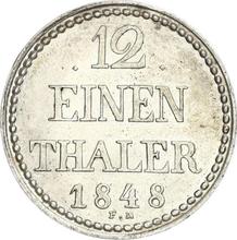 1/12 Thaler 1848  F.N. 