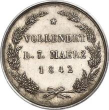 4 Schilling 1842    "About the deceased Pablo Federico"