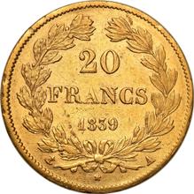 20 Francs 1839 A  