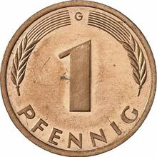 1 Pfennig 1986 G  
