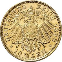 10 Mark 1890 D   "Sachsen-Meiningen"