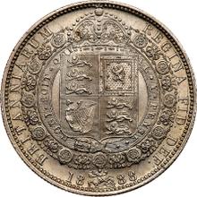 1/2 Krone 1888   JEB "Jubiläumsporträt"