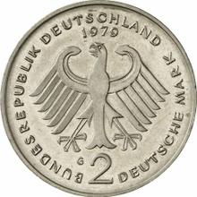 2 marcos 1979 G   "Theodor Heuss"