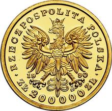 200000 Zlotych 1990    "200th Anniversary of the Death of Tadeusz Kosciuszko"