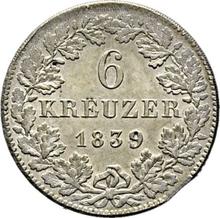 6 Kreuzer 1839   