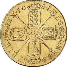 Guinea 1684    "Fourth laureate bust"