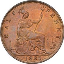 Halfpenny 1885   