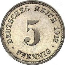 5 Pfennig 1913 D  