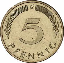 5 Pfennig 1988 G  