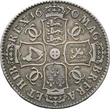 Halfcrown 1670    "Third laureate bust"